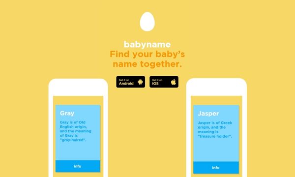 Encuentra un nombre para tu bebé: aplicaciones que ayudan con esta tarea