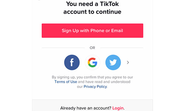 How to create a TikTok account Complete guide