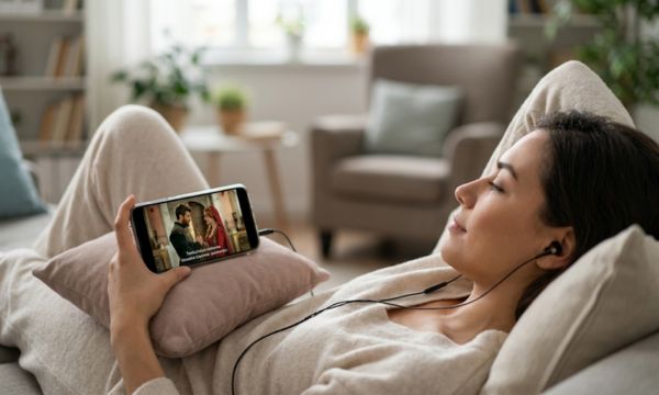 Regarder des feuilletons sur votre téléphone (Source : Gemini)